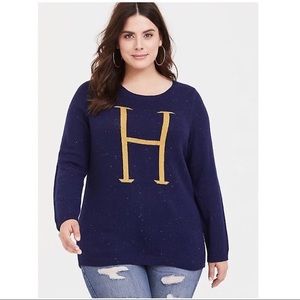 Torrid Harry Potter “H” Weasley Sweater